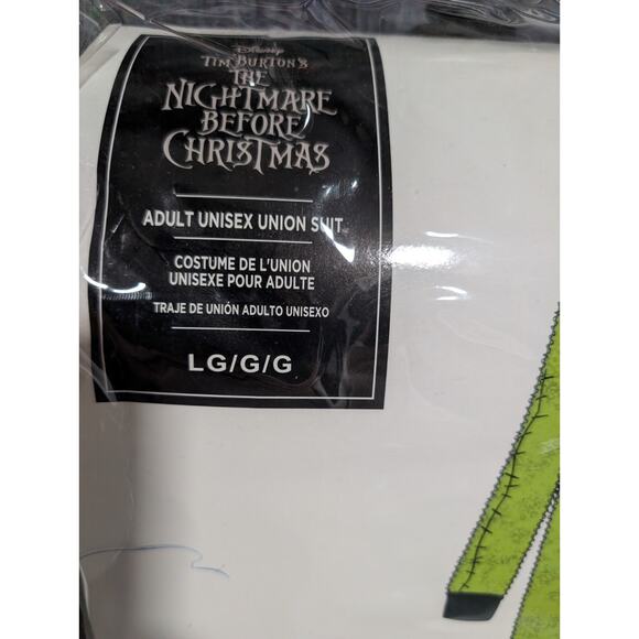 Disney Nightmare Before Christmas Oogie Boogie Costume Union Suit Pajamas - L - Picture 2 of 7